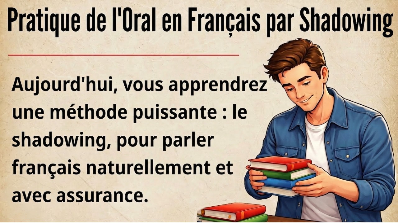 Parlez Fran&ccedil;ais Couramment avec le Shadowing || Histoire simple pour d&eacute;butants (A1&ndash;A2)