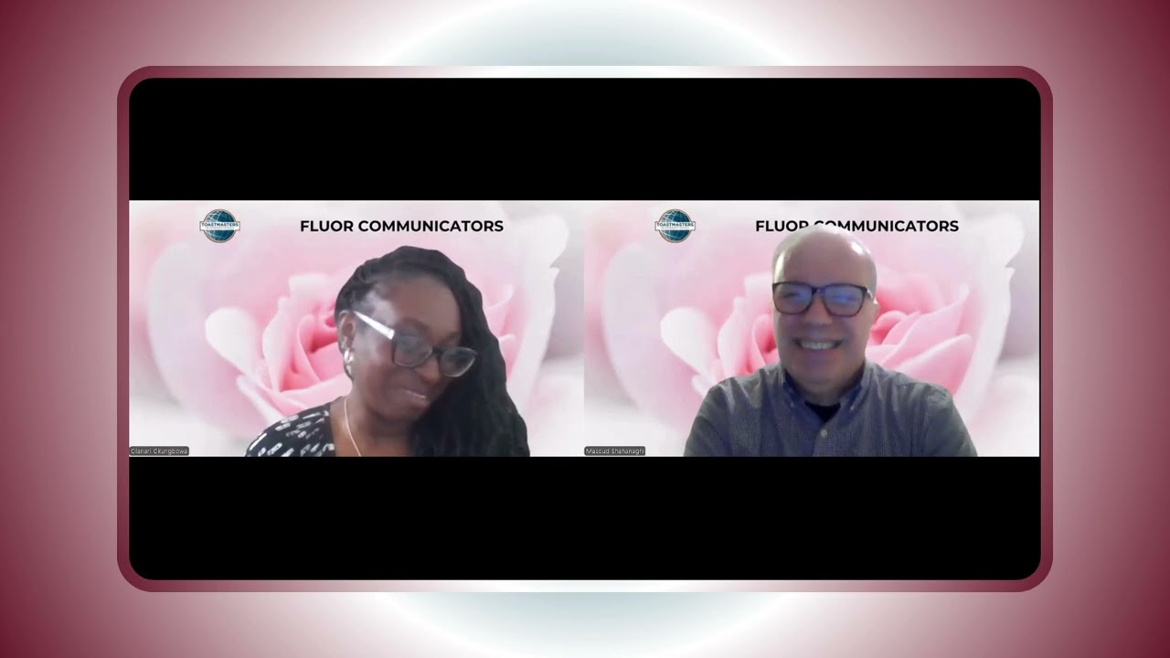 TM Champions Interview with the 2024/25 Fluor Communicators Table Topics 2nd Place Winner