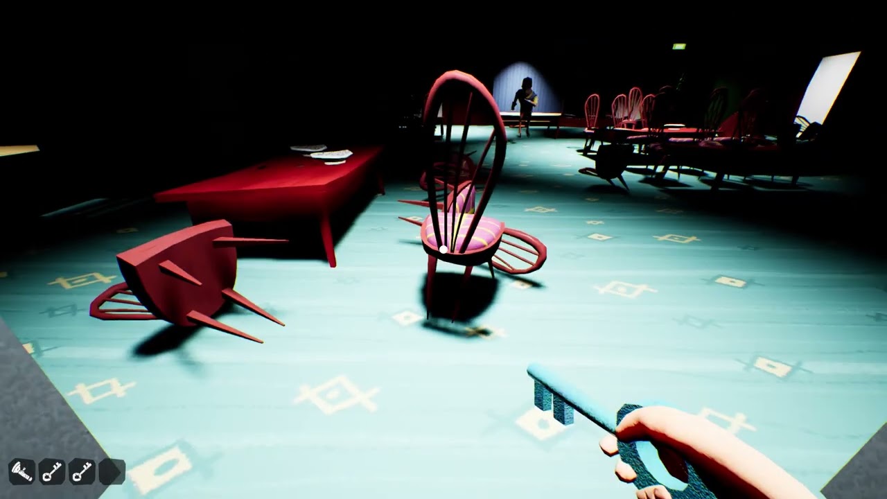 the fnaf 1  map in hello neighbor