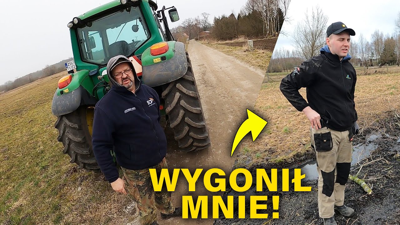 MAREK WYGONIŁ MNIE Z POLA.. Wyorałem Mu Słupki Graniczne.. Nie Ciekawie