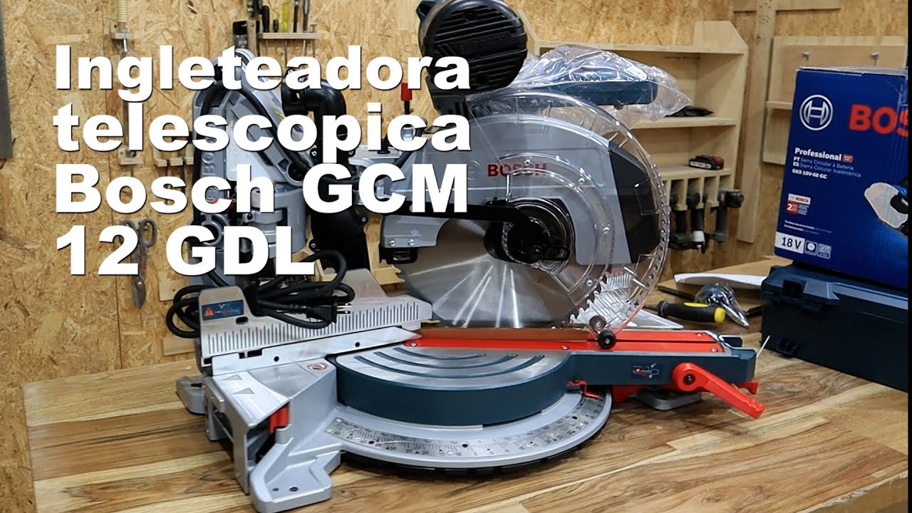 Sierra Ingleteadora telescópica Bosch GCM 12 GDL