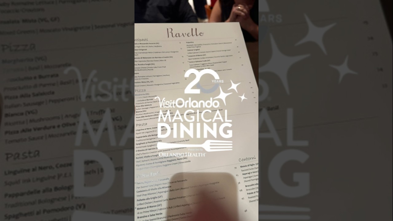 Magical Dining Orlando 2025 | Ravello Food Review & Experience