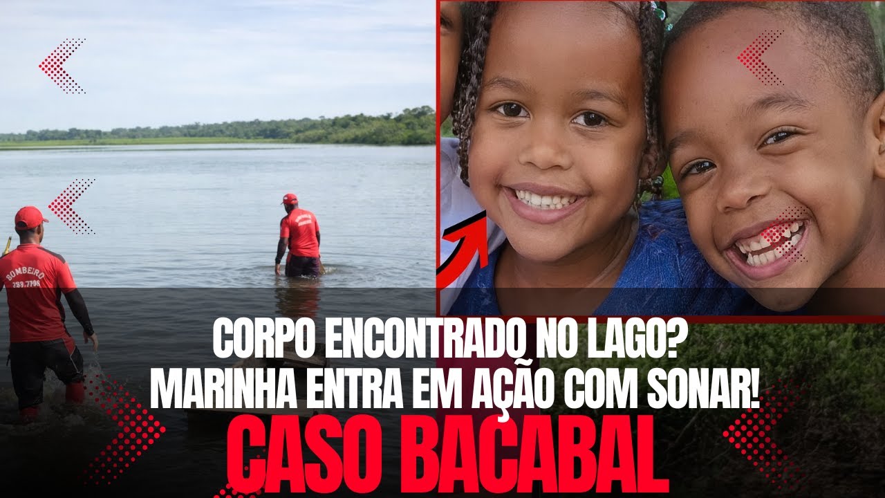 URGENTE! Corpo das Crianças é Encontrado no Lago Após as Buscas da Marinha com Sonar Confira
