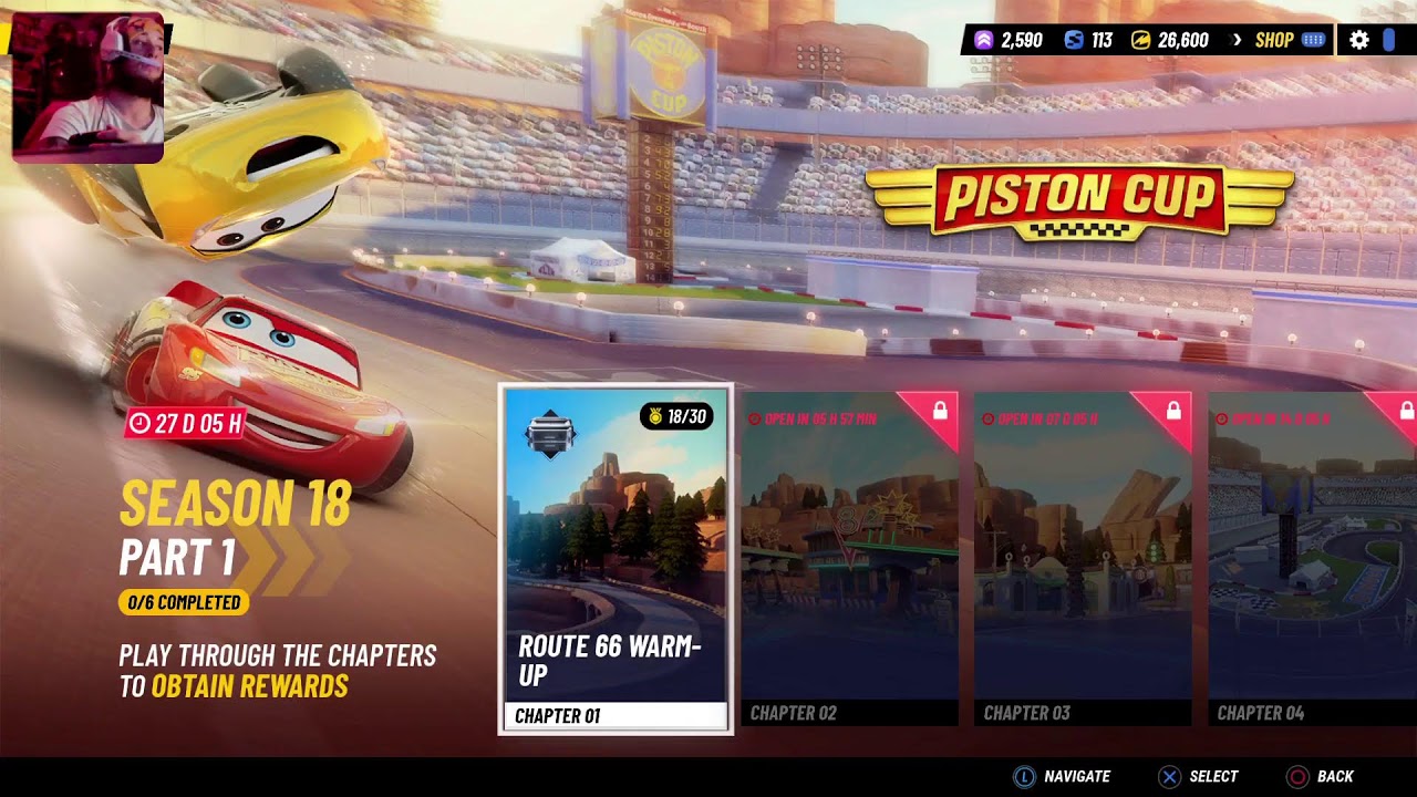 Piston cup! Disney Speed Storm Cars season