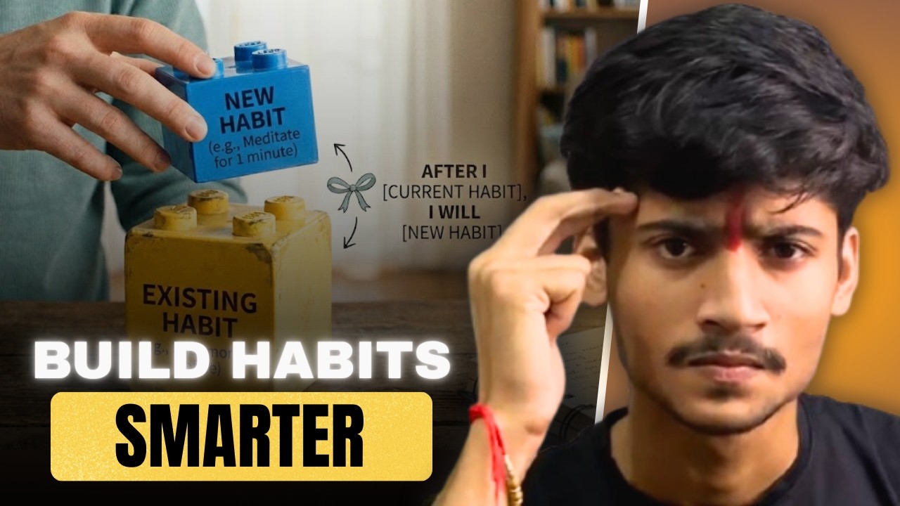 Build Powerful Habits Using This Simple Trick 🚀 (Habit Stacking Explained) || Oceanofselfmastery