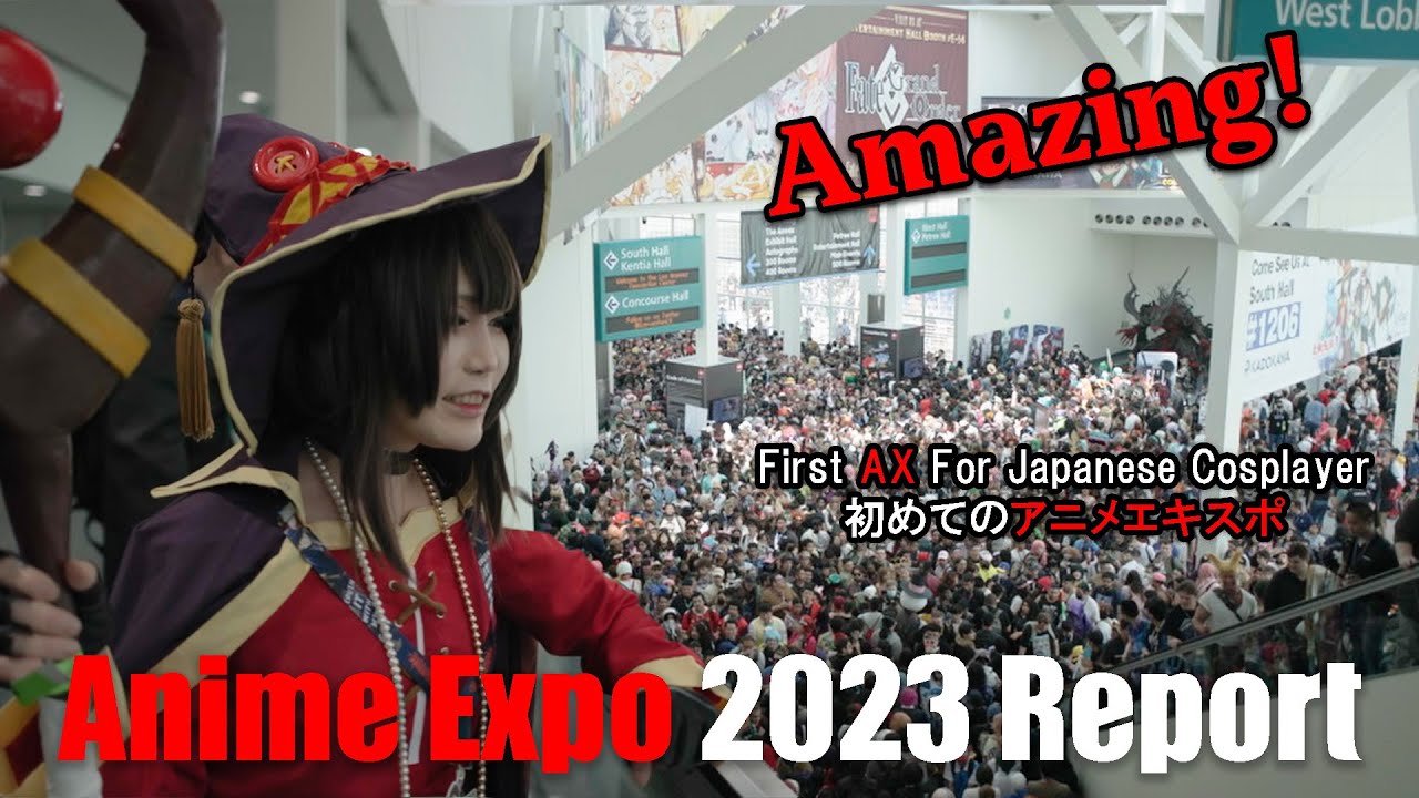 Great Excitement! Reaction from Japanese Cosplayer Kiku in Anime Expo 2023
