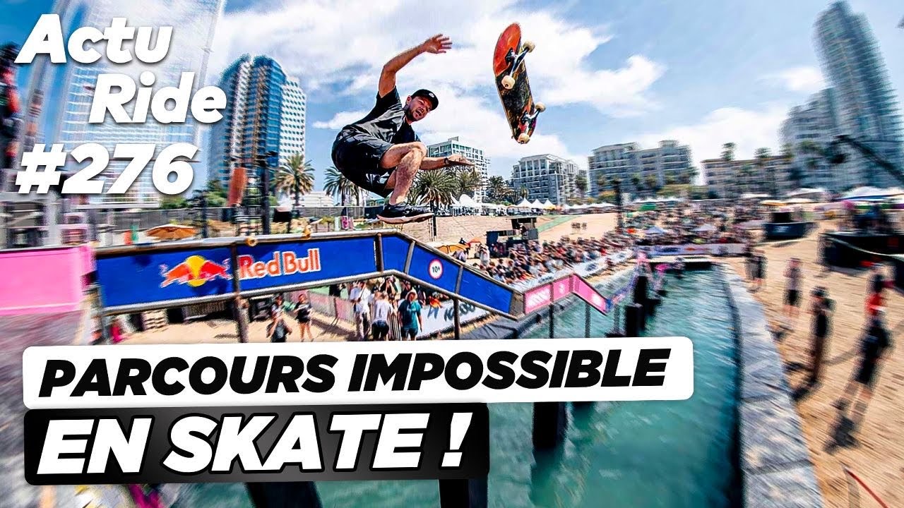 Enorme road gap en moto ! Double backflip historique en VTT ! Une plongeuse &eacute;chappe au pire !