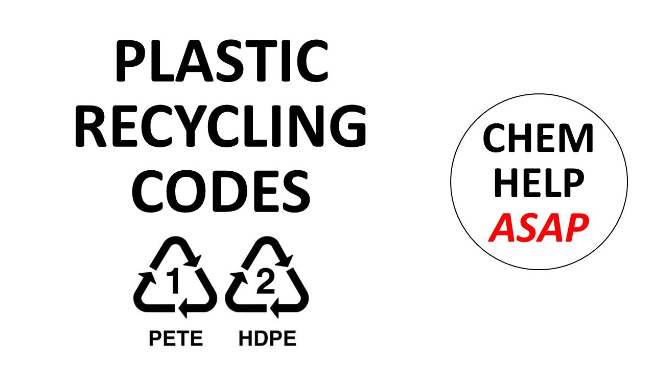 plastic recycling & resin identification codes
