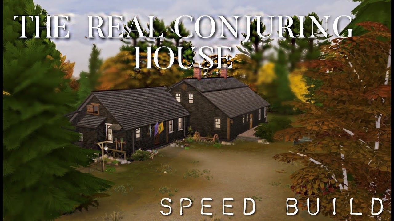 THE SIMS 4: THE REAL CONJURING HOUSE! WEEK 1// SPEED BUILD