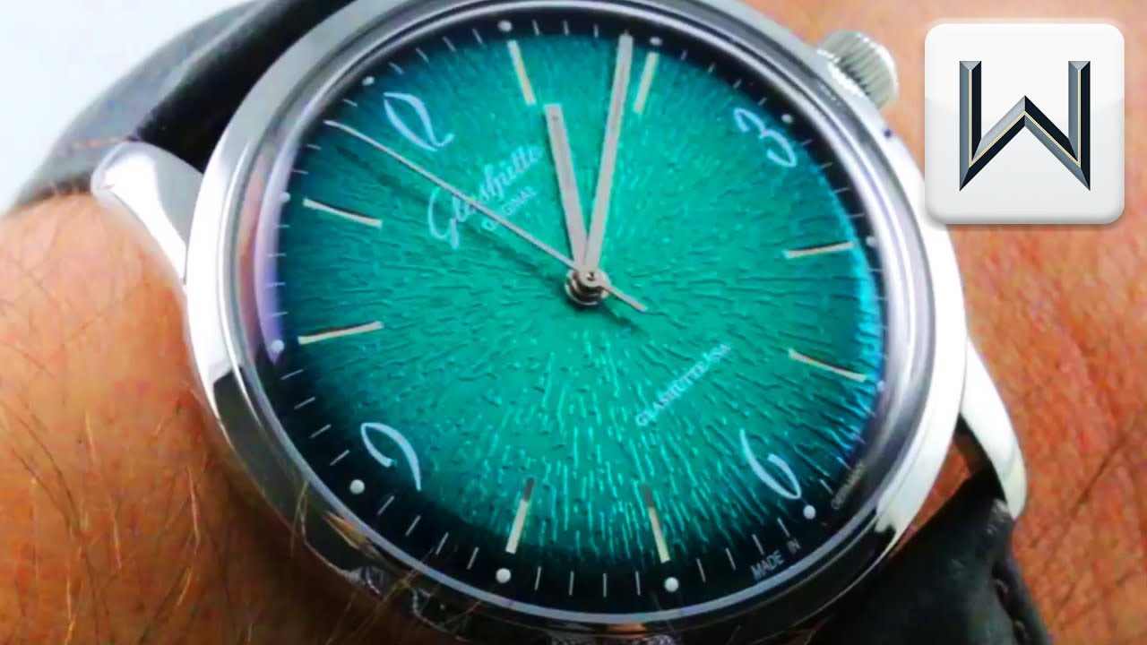 2018 Glashutte Original Vintage Sixties GREEN DEGRADE DIAL 1-39-52-03-02-04 Luxury Watch Review