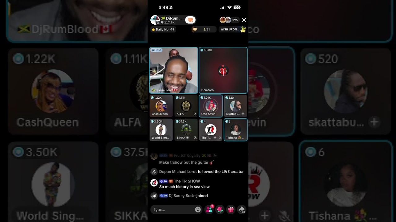 Demarco, Singer J, Skatta Burrell, Sikka On DjRumBlood TikTok Platform 