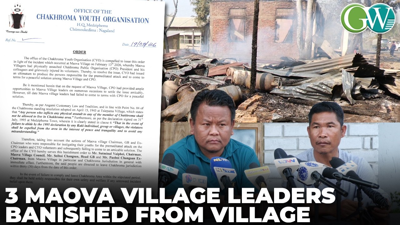 CYO SERVES BANISHMENT ORDER TO 3 MAOVA VILLAGE LEADERS