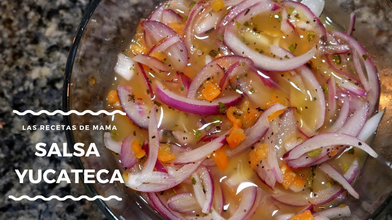 🟢 Spicy Onion Salsa // Yucatecan Salsa, Salsa de cebolla con Habanero