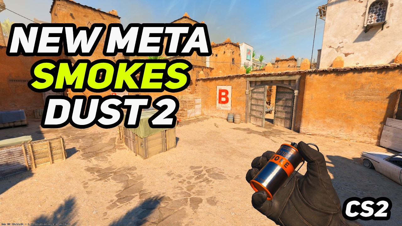 CS2 DUST 2 - Новые мета-дымы, которые вы ещё не используете.