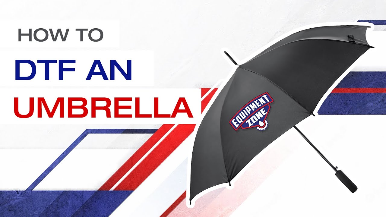 YES You Can Print Umbrellas With DTF Transfers! ☔
