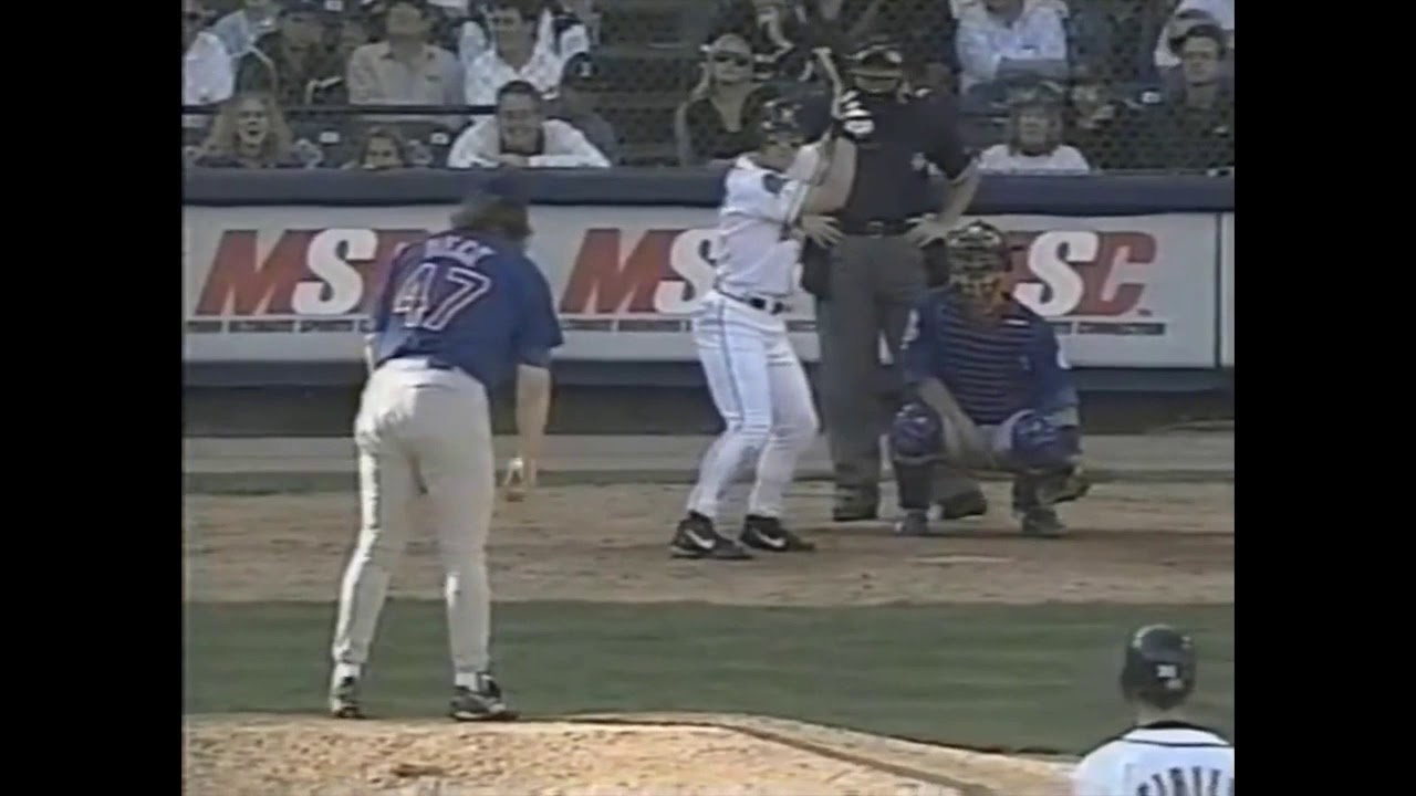 Brant Brown drops ball (Pat and Ron call)