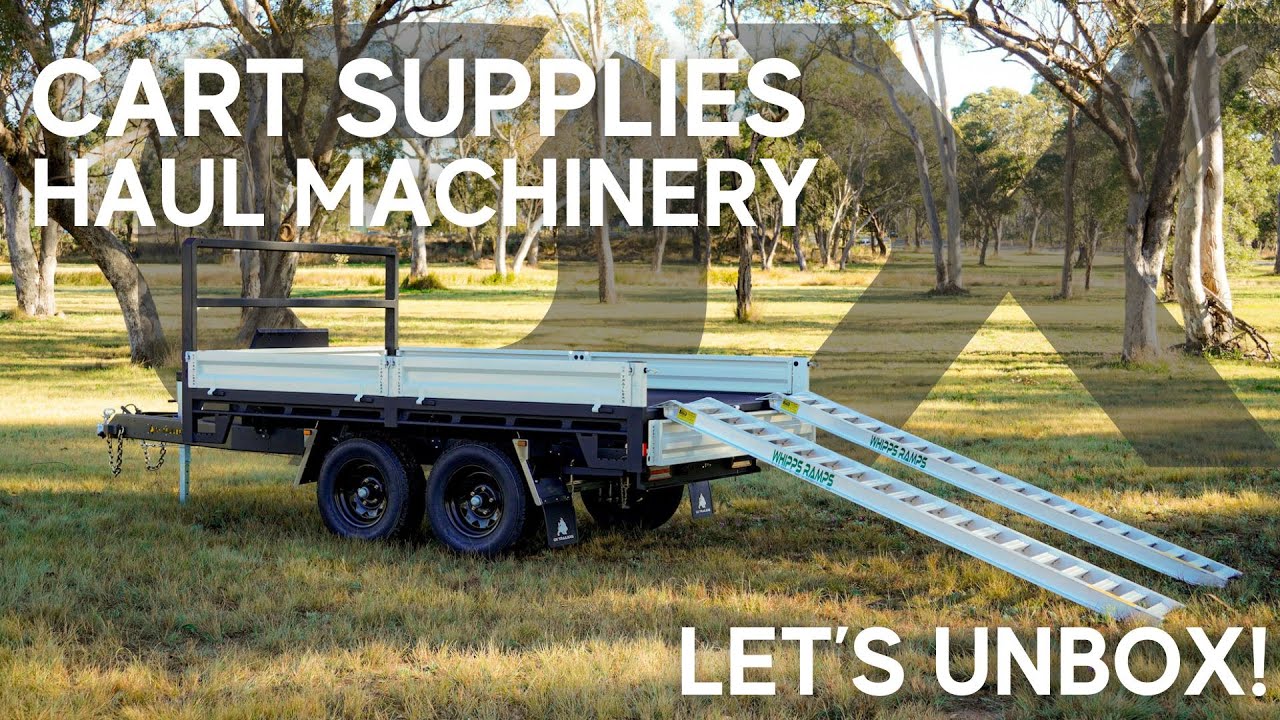 3.6m x 2.1m 3.5T ATM Flat Top Trailer Walk Through