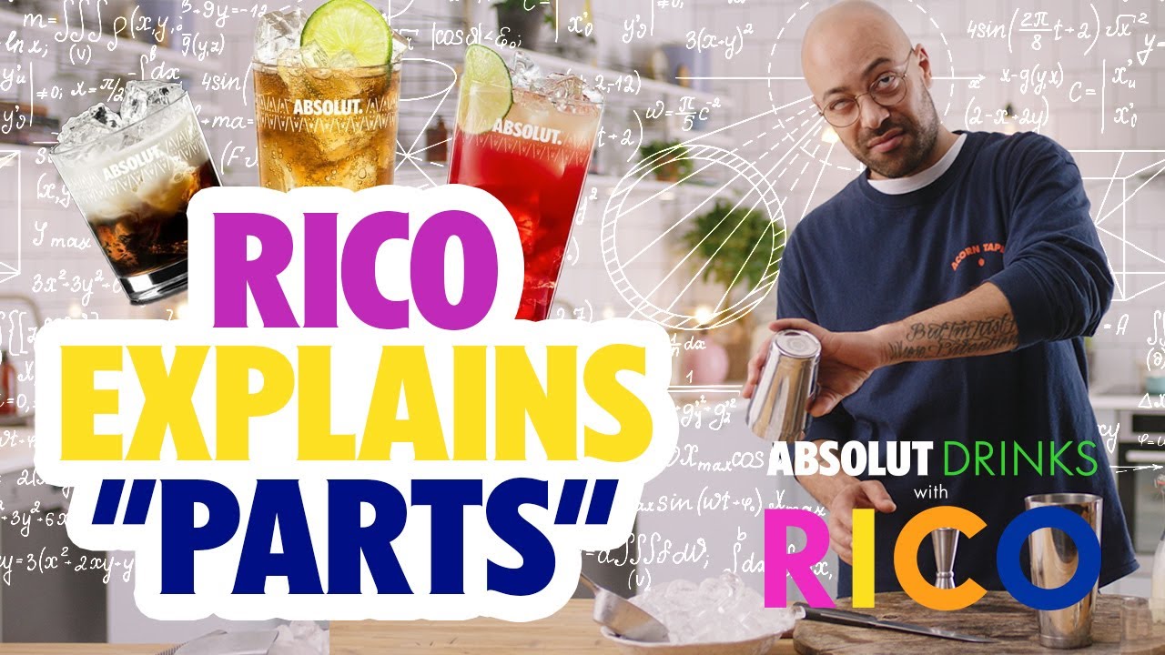 Bartending Basics with Rico: Parts | Absolut Drinks