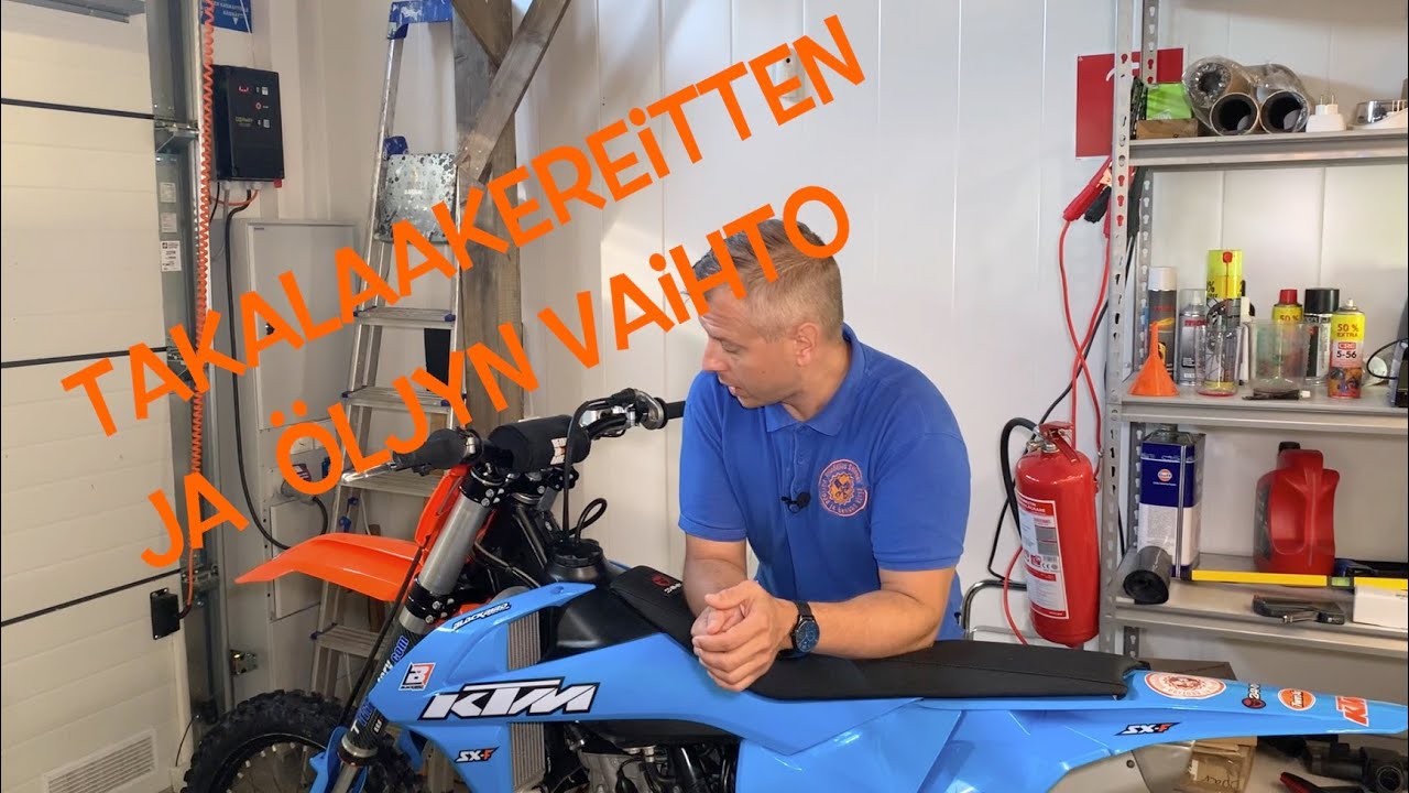 Takalaakereitten ja öljyn vaihto, 13.7.2021