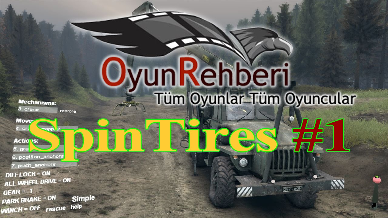 Spintires #1 Türkçe. Acemi kamyoncunun seyir defteri .