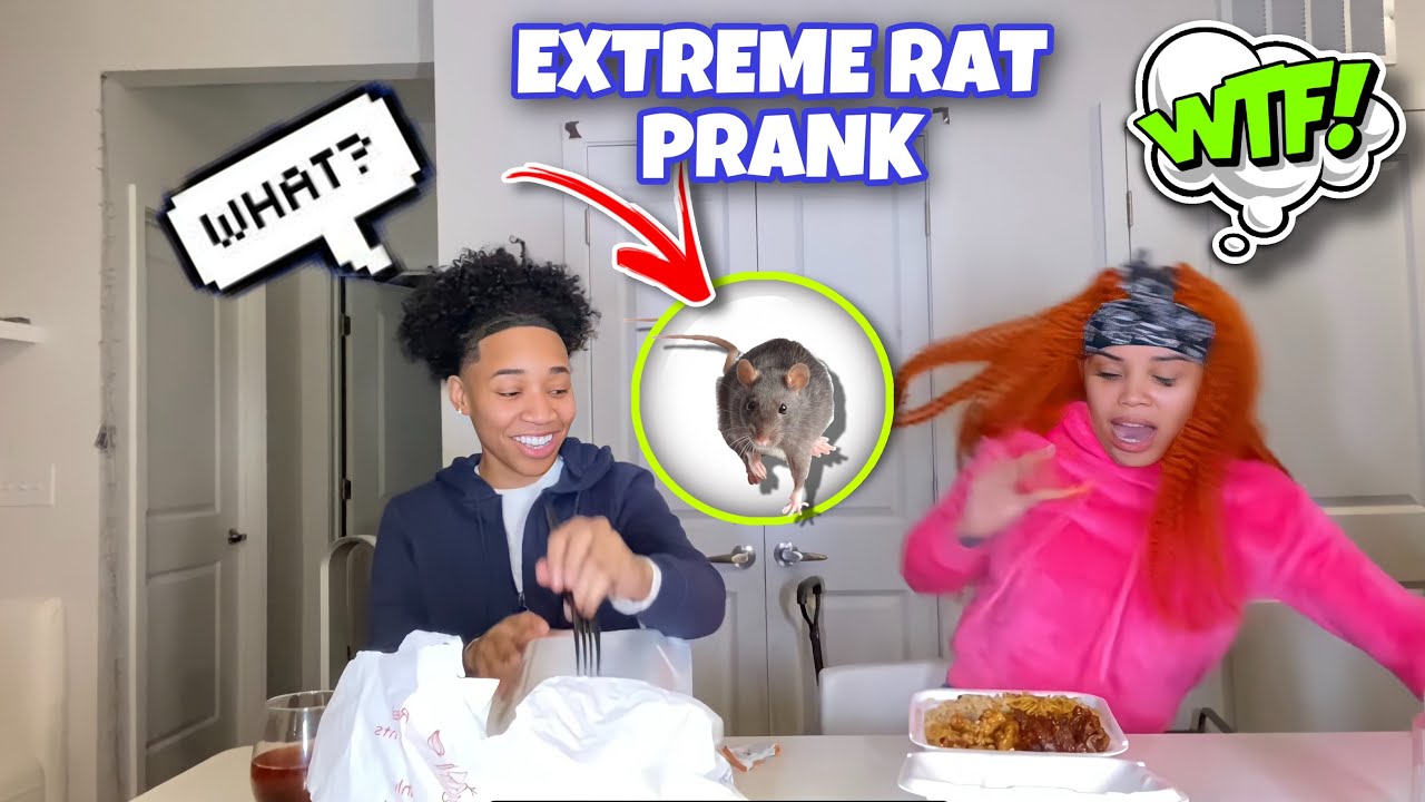 PUTTING A REAL RAT IN VANESSA’S FOOD PRANK ! * MUST WATCH * | TRVLLOFFICIAL