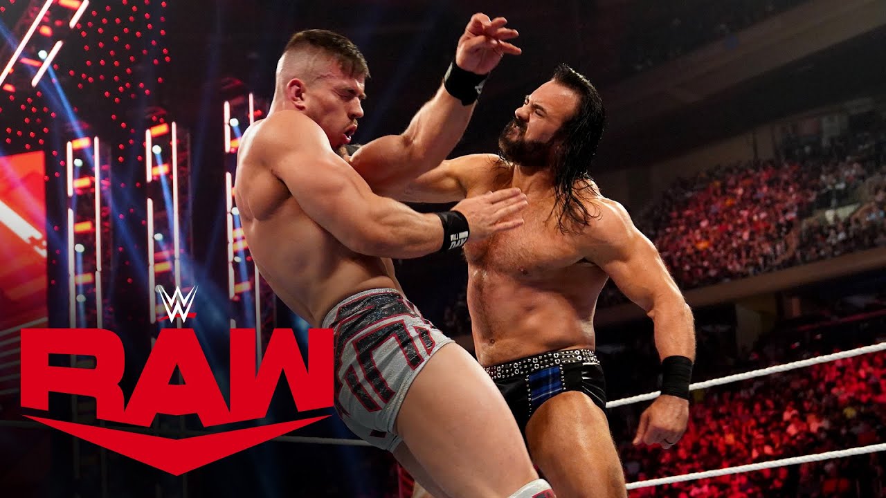 Drew McIntyre vs. Theory: Raw, July 25, 2022