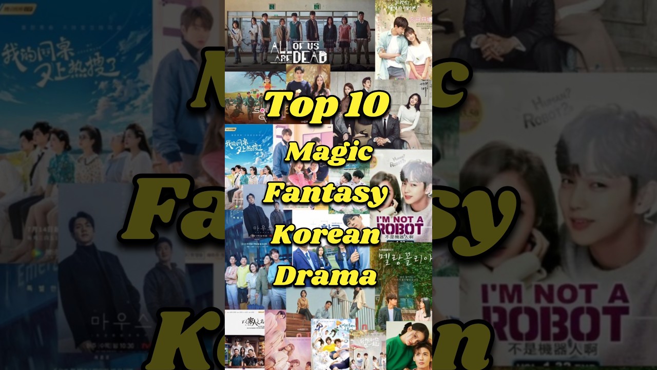 Top 10 Magic Fantasy Korean Dramas #koreandrama #korean #top10 #fantasy