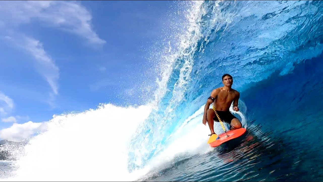 Perfect Barrels In Tahiti  // Tehoarii Tapatoa // The Perspective - - [Bodyboard, Bodyboarding]