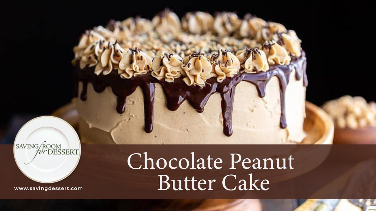 Rich, luscious and moist Chocolate Peanut Butter Cake for birthdays, holidays or just because.