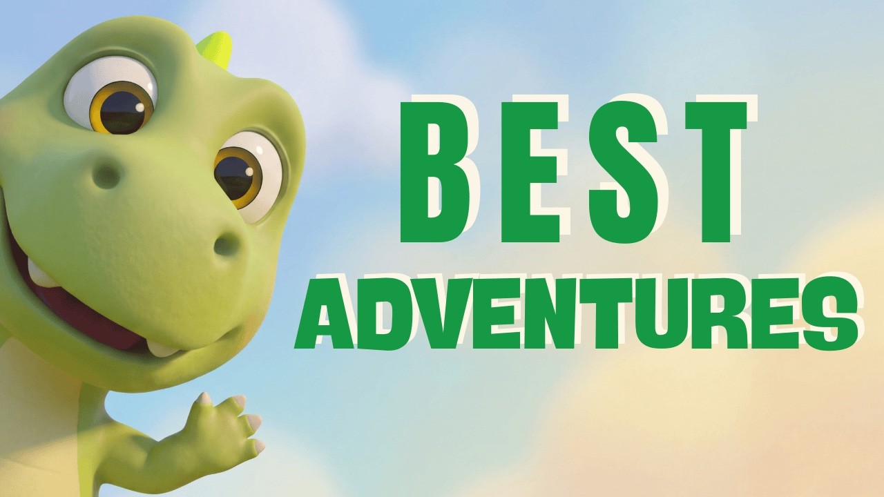 Benny the Brave Little Dino  | Fun & Educational Compilation for Kids