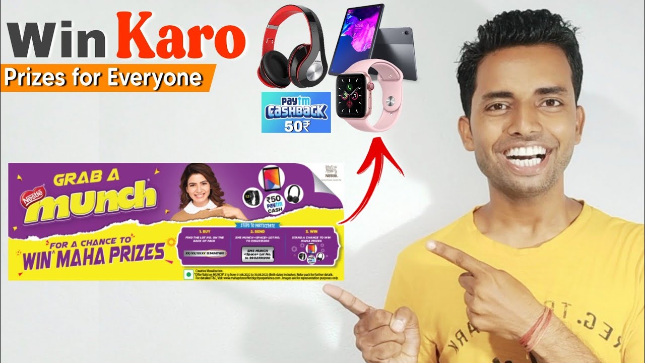 Cadbury Munch Win MAHA Prizes New Offer | Grab A Munch For A Chance to Win Maha Prizes 🔥🔥