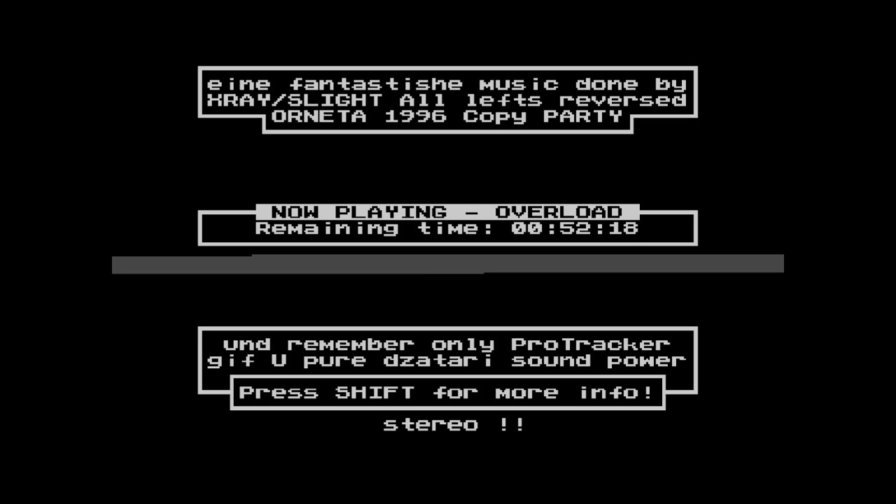 X-Ray - Overload, Atari 8-Bit Scene Music, FULL LENGTH