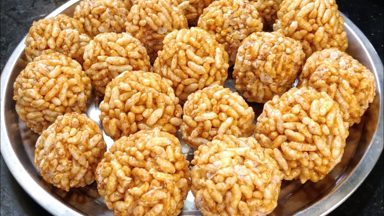 Murmura laddu|నెల రోజుల పాటు ఉండే పెర్ఫెక్ట్ ముర్ముర లడ్డు|laddu@GouthiCookingandGardenchannel 