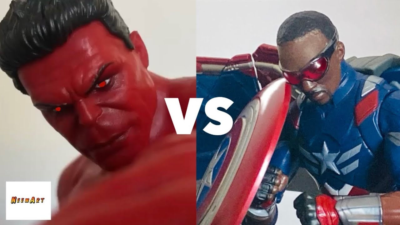 Captain America Brave New World | Captain America vs Red Hulk | STOP MOTION! 4K