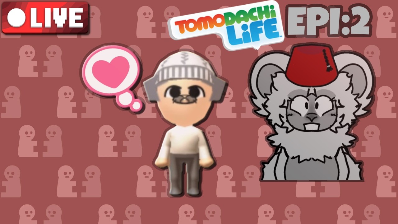 EPISODE 2 OF TOMODACHI LIFE! |Pug Falls in LOVE| LIVE!