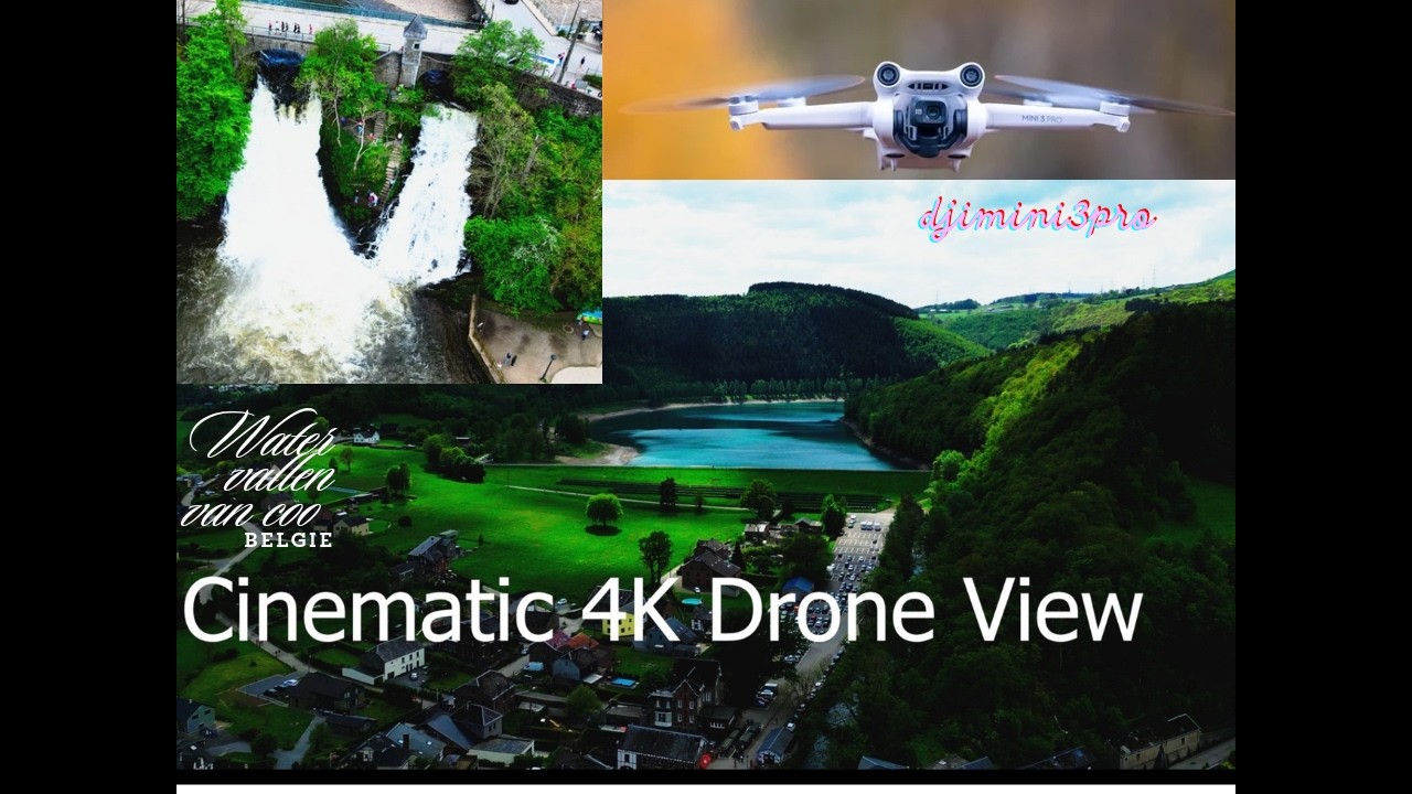 Belgie Watervallen van coo Waterfalls of coo  Belgium 4K Drone VIEWS