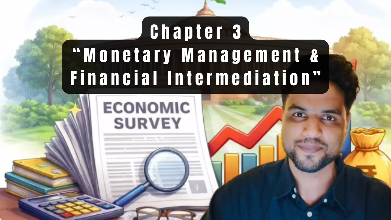 Economic Survey 2025-26 | Chapter 3 - Monetary Management & Financial Intermediation
