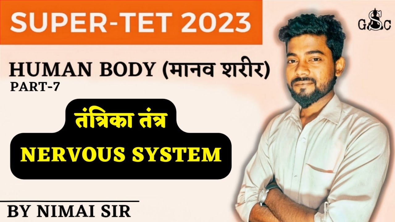 Nervous System for Super-tet 2023 | Human body Part - 7