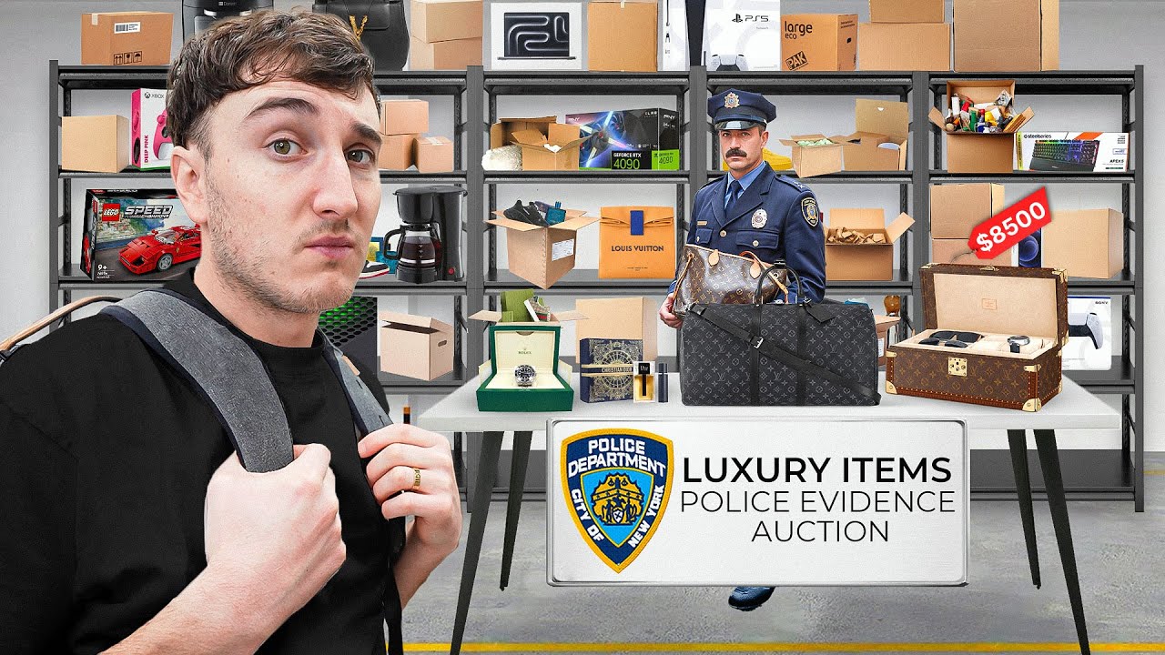 Buying Designer Items From A Police Auction for CHEAP