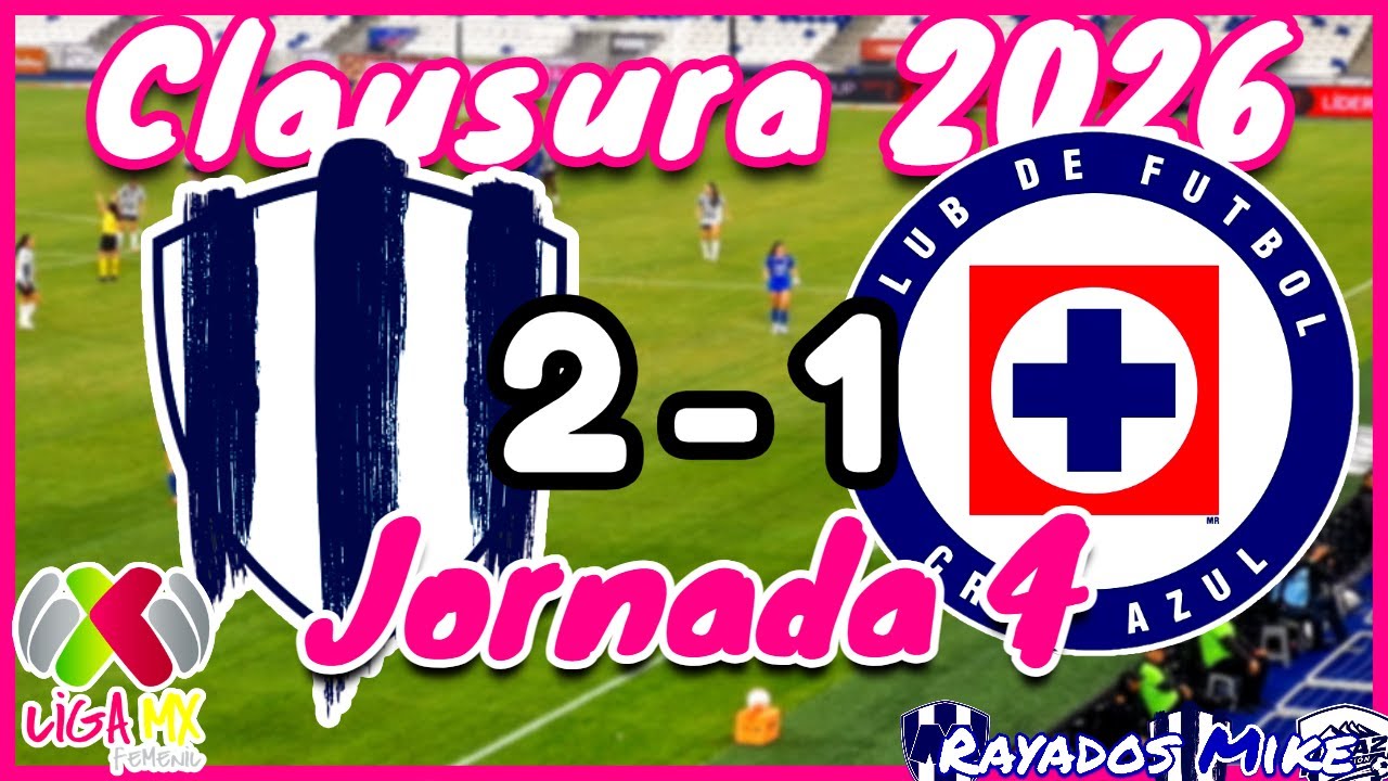 ¡ASÍ SE VIVIÓ LA VICTORIA! Rayadas 2-1 Cruz Azul J4 MX Femenil Cl 2026 | Rayados Mike