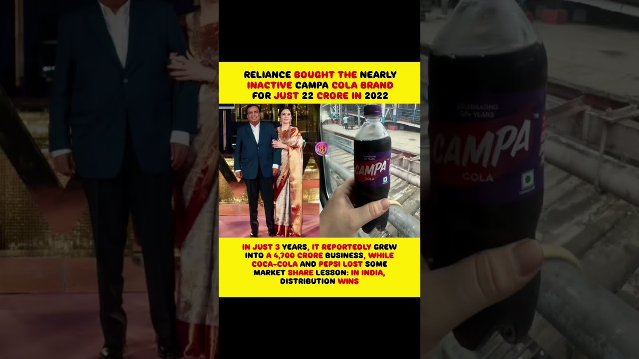 How Reliance&rsquo;s Campa Cola Beat Coke & Pepsi! 💥🇮🇳
