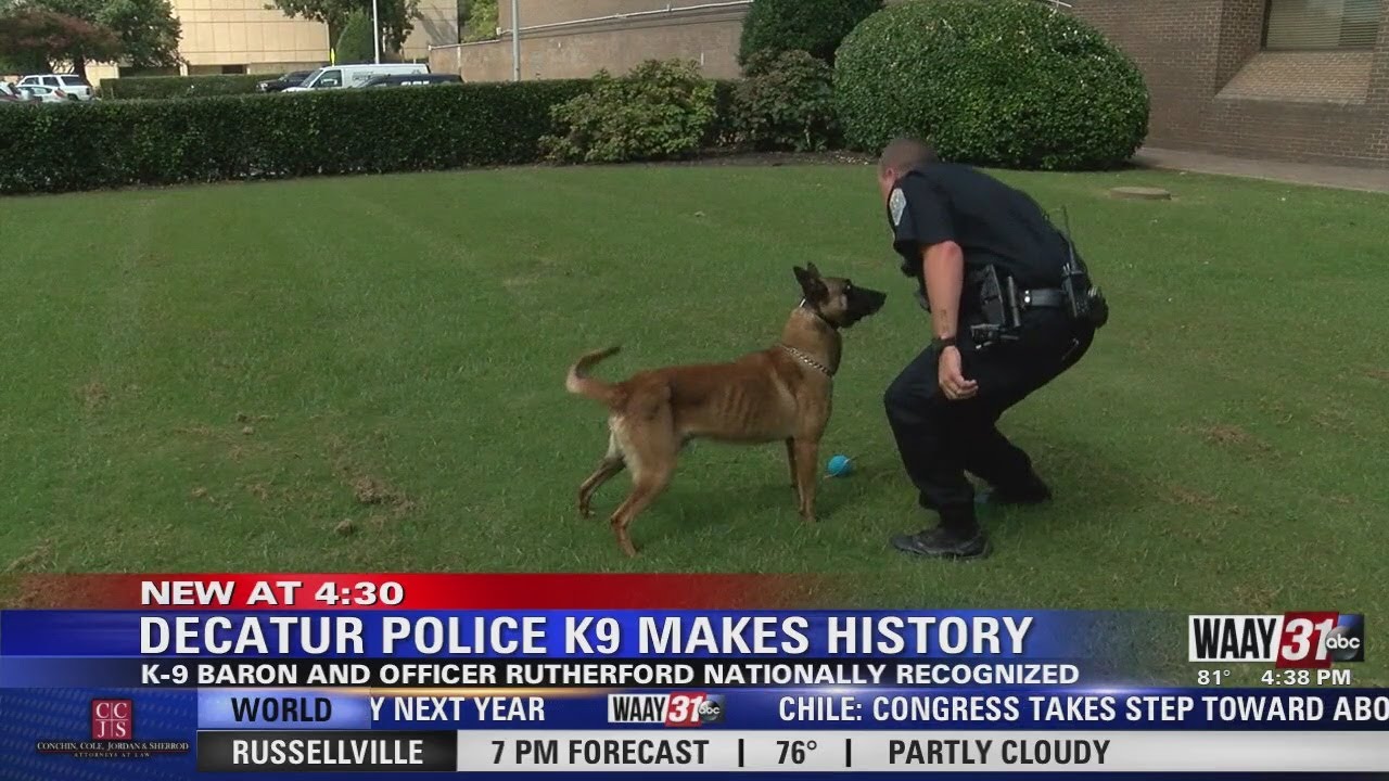 Decatur Police K9 makes history