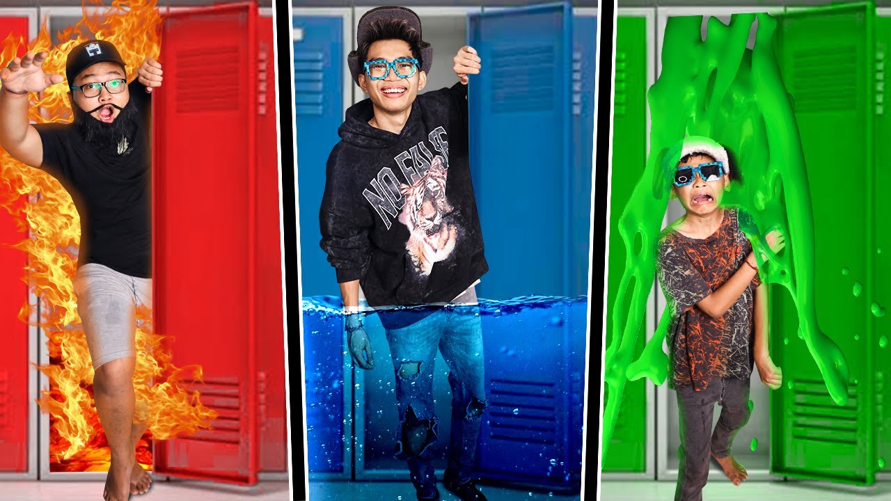 JANGAN SAMPAI PILIH LOCKER RUANGAN YANG SALAH! KEMASUKAN API SUPER PANAS, MANDI AIR, T*I MENJIJIKAN!