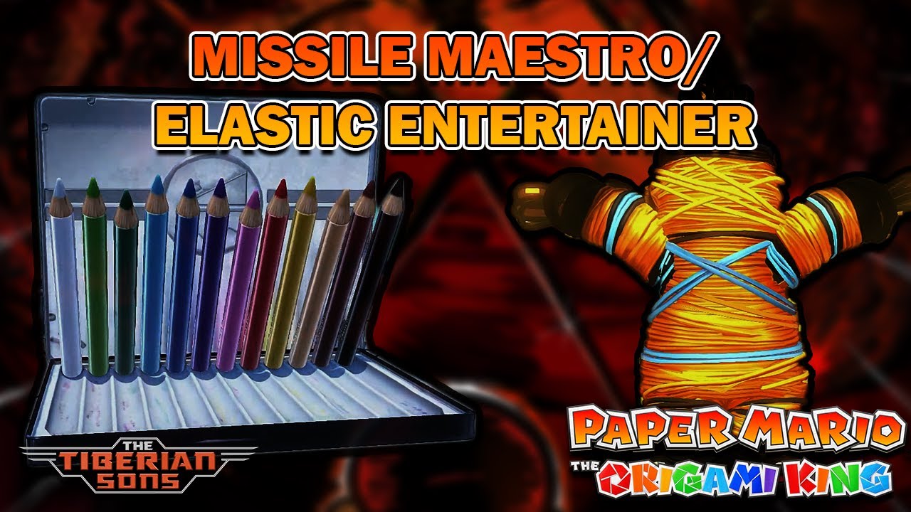 Missile Maestro/Elastic Entertainer (Colored Pencils and Rubber Bands) Metal Remix - Origami King