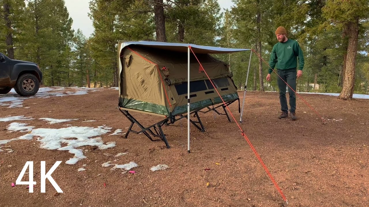 Обзор односпальной кровати Oztent RS-1 Swag / RS-1S King Single Cot. №1.