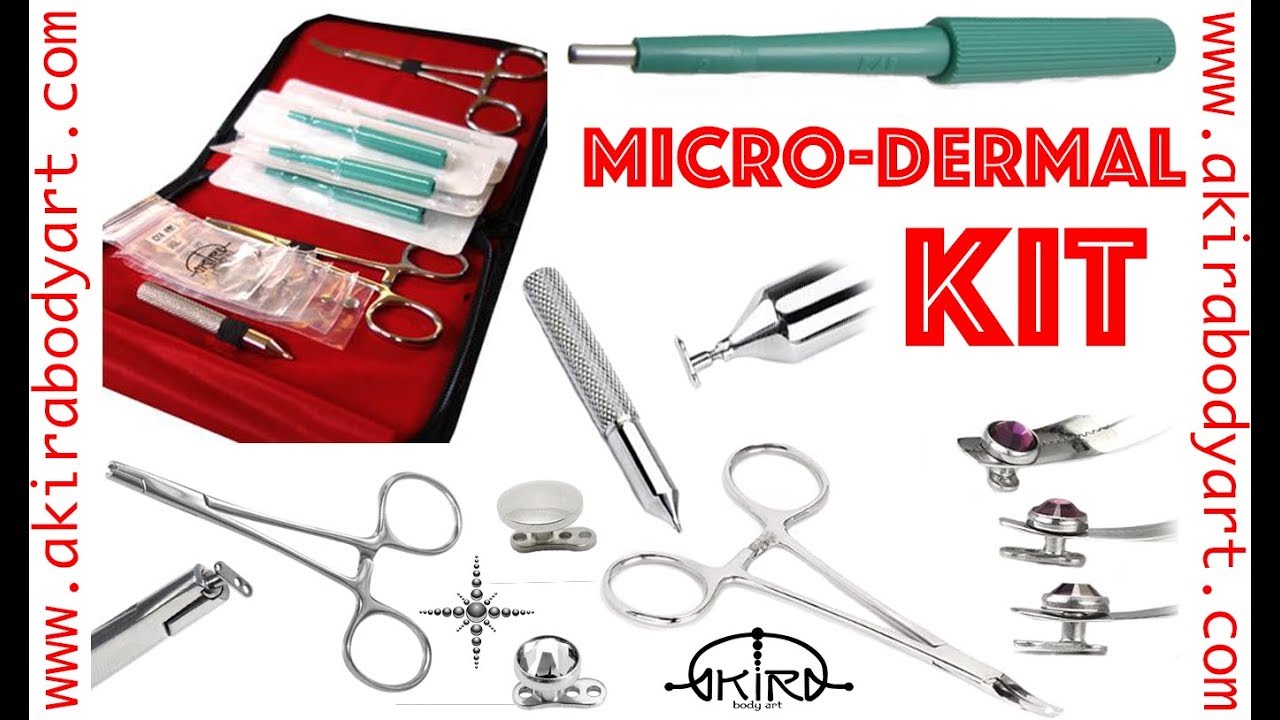 KIT de iniciación a los MICRO-DERMAL Video tutorial de Akira Body Art