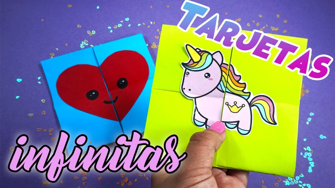 Tarjetas MÁGICAS infinitas! para toda ocasión! - DIY - Never Ending Cards!