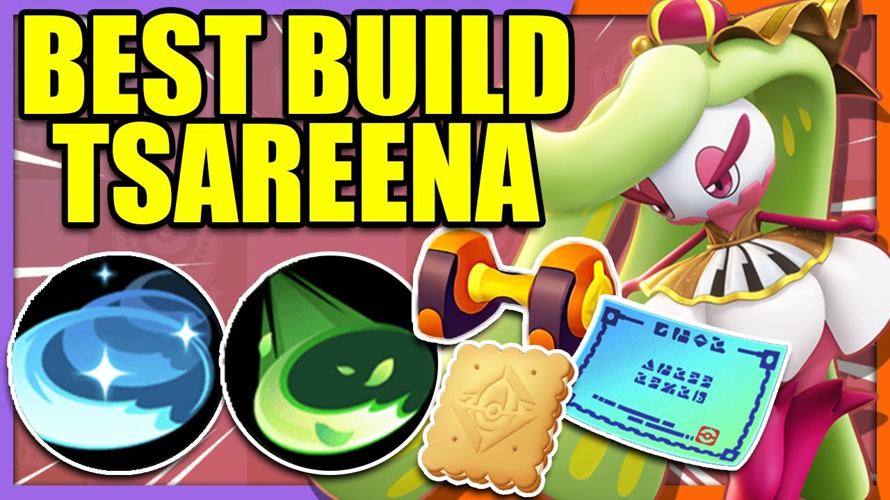 This TRIPLE AXEL BUILD is the by far the BEST for TSAREENA | Pokemon Unite