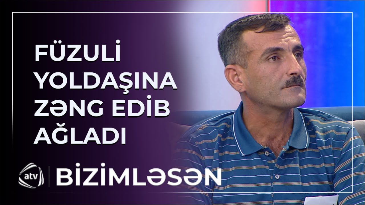 Həyat yoldaşı onu təhqir etdi, Füzuli telefonda AĞLADI / Bizimləsən