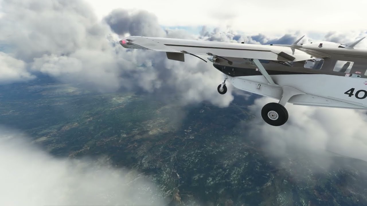 Podgorica approach at 13000ft